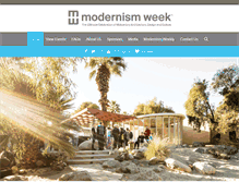 Tablet Screenshot of modernismweek.com